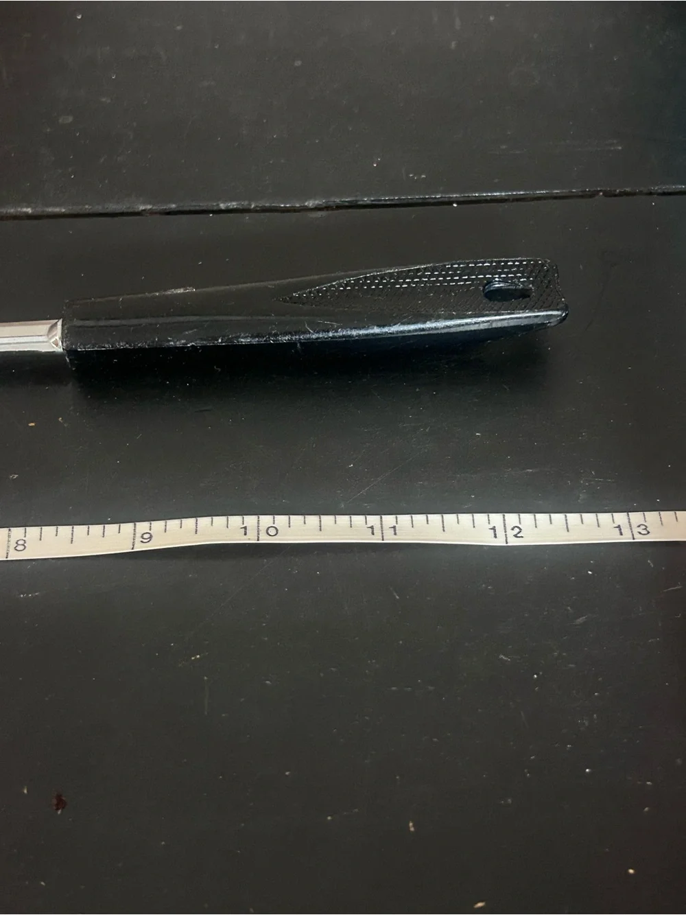 Vintage EKCO Slotted Turner Spatula Chromium Plated USA Black Handle 13 Inch IUC